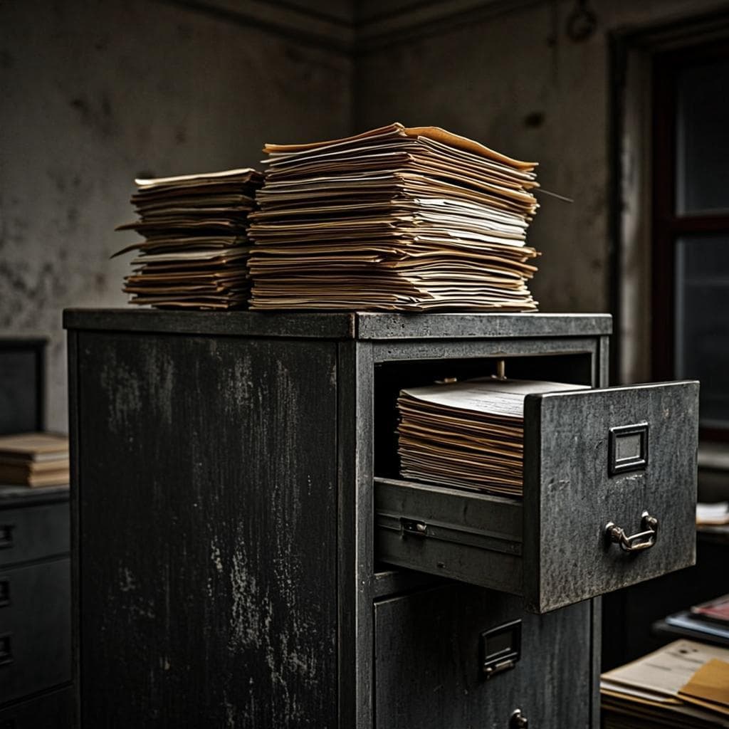 Evidence filing room