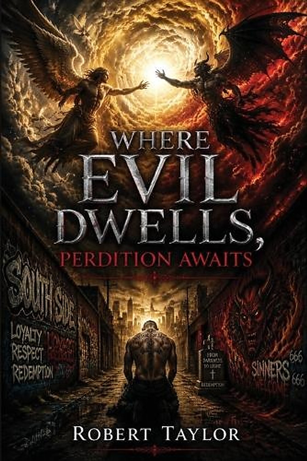 Book cover — Where Evil Dwells: Perdition Awaits by Robert B. Taylor